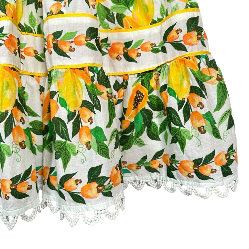 FARM RIO Papaya Salad Tiered Summer Swing Dress - Picture 10 of 16